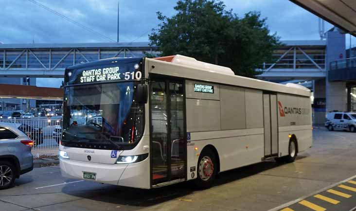QANTAS Melbourne Airport Scania N280UB Volgren Optimus 510